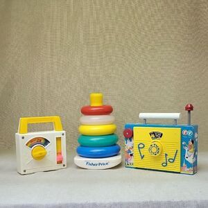 Fisher-Price Rock A Stack, Tv- Radio,  Somewhere Over The Rainbow Radio Box